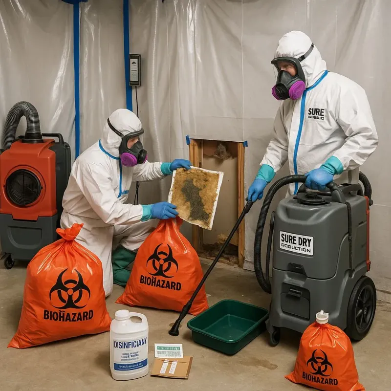 Contaminated Water Handling Protocols process in Dunlap, IL